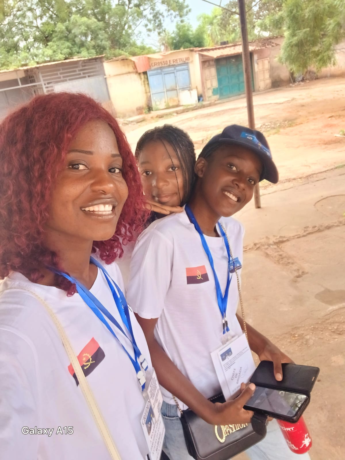 Vanuza Alves(Chefe de Inserção e Reintegração das viúvas(os) e órfãos), Zetilsan Pinto e Adelaide Pinto(Activistas).